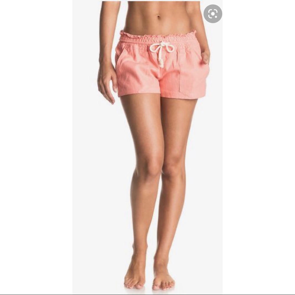 ROXY Oceanside linen shorts